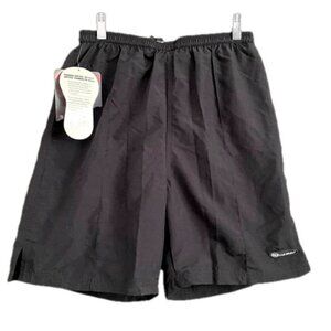 Louis Garneau Black Nylon Chamois Padded Baggy Cycling Shorts - M